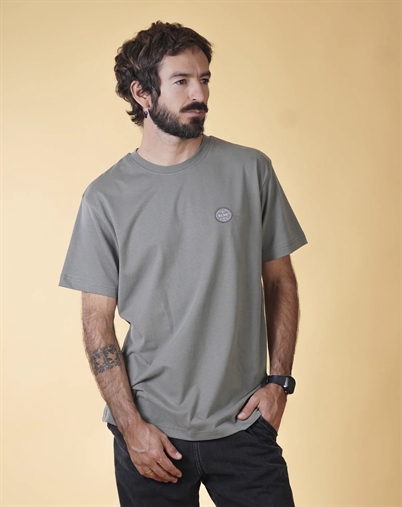 Elsk - Globe Brushed T-shirt - Castor Gray